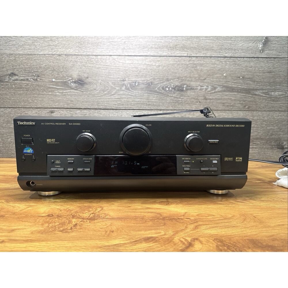 TECHNICS AV Control RECEIVER SA-DX950 Phono No Remote ~Tested